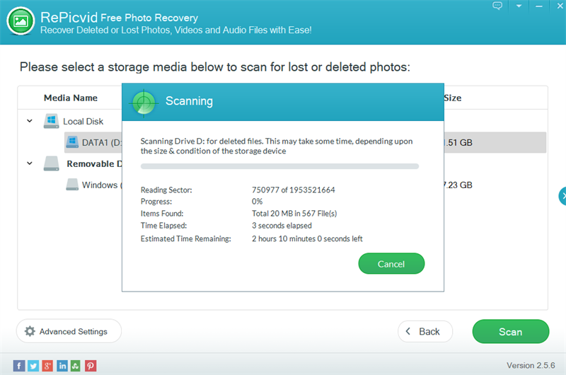 Gihosoft Free Photo Recoveryͼ2