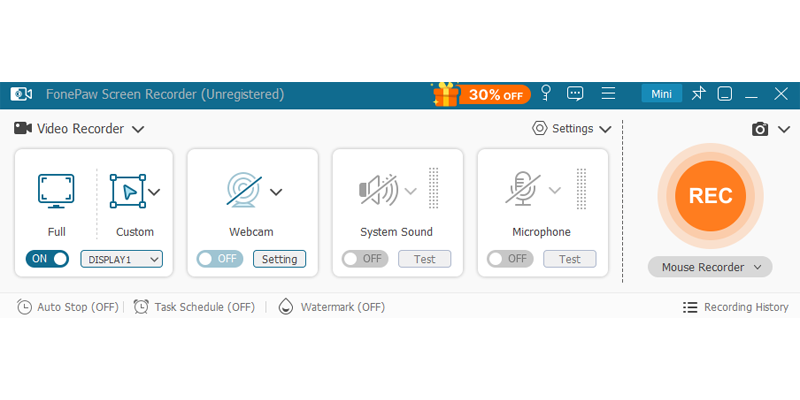 FonePaw Screen Recorderͼ1